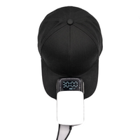 Luxuel Laser Cap 128 with controller top view white background
